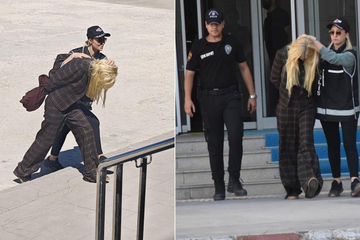 Kriminal şəxslə evlənən bloger məhkəməyə belə aparıldı: qolu arxadan qandallı, başı önə əyili... - FOTOLAR