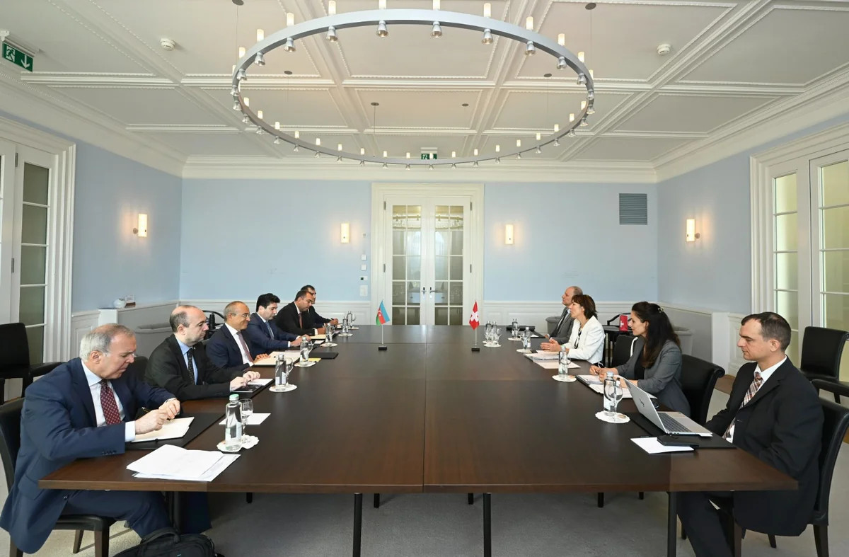Azərbaycan-İsveçrə Birgə Komissiyasının 10-cu iclası: Protokol imzalanıb