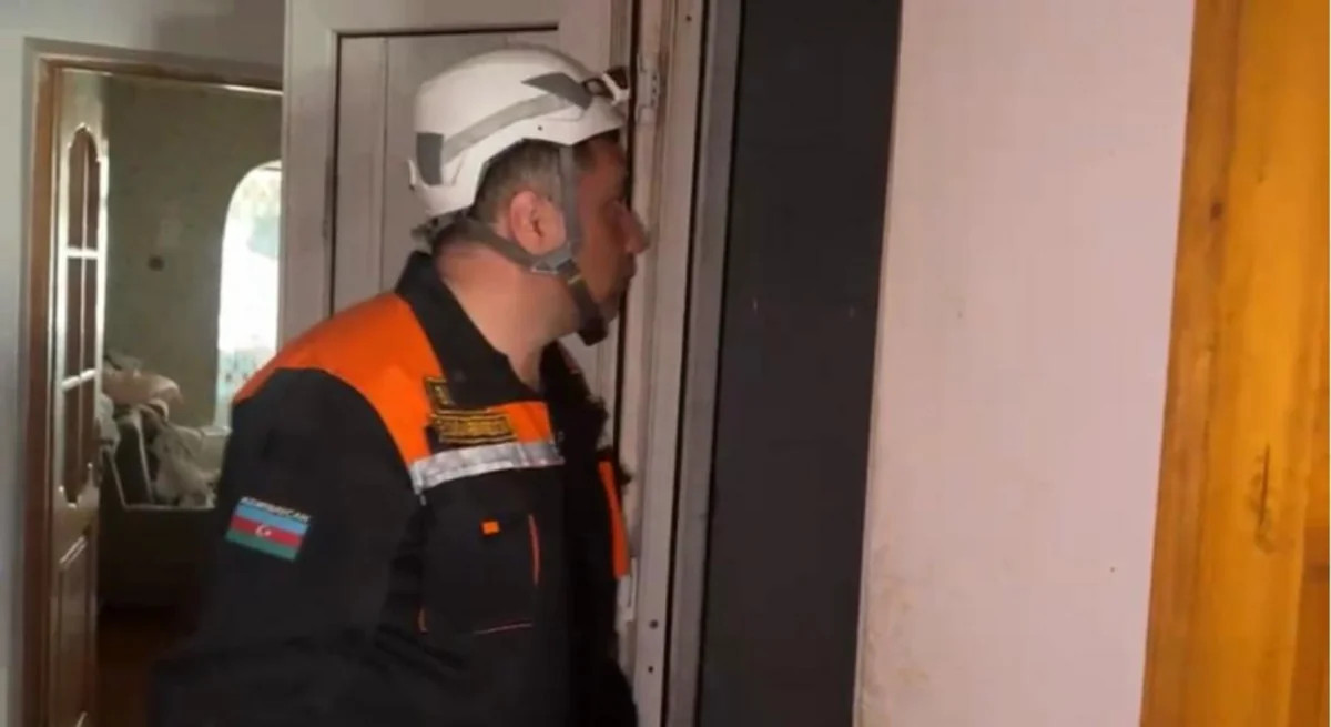 Badamdarda evdə partlayış olub, bir nəfər xəsarət alıb