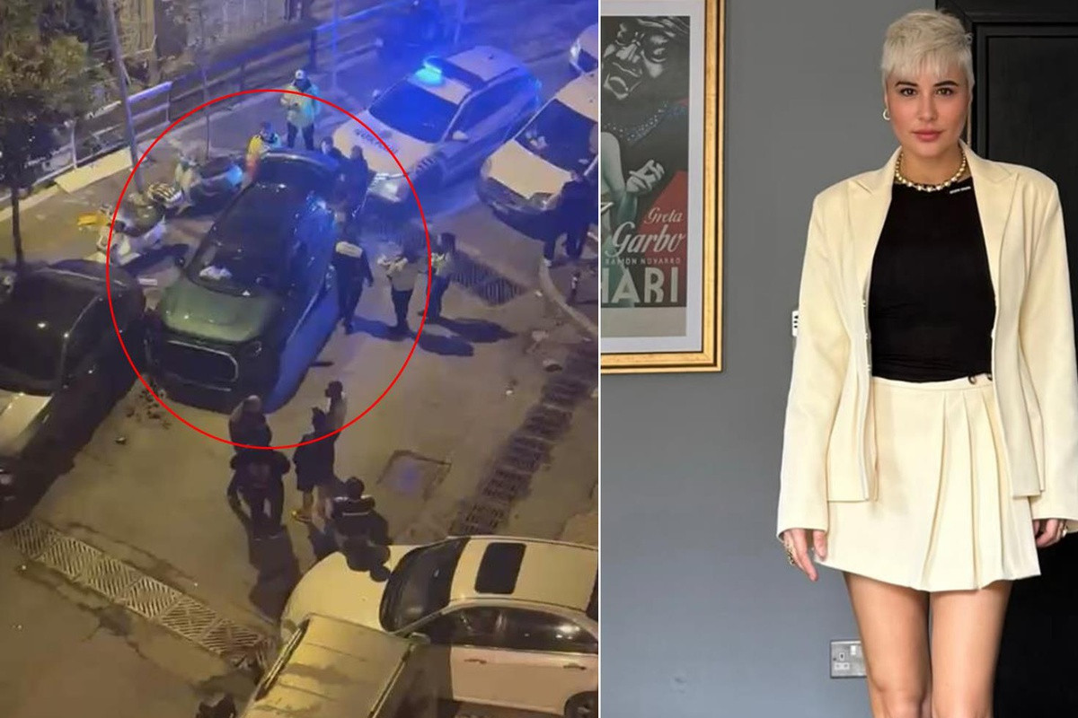 Xəbər aparıcısı polisdən qaçarkən qəza törətdi - FOTO