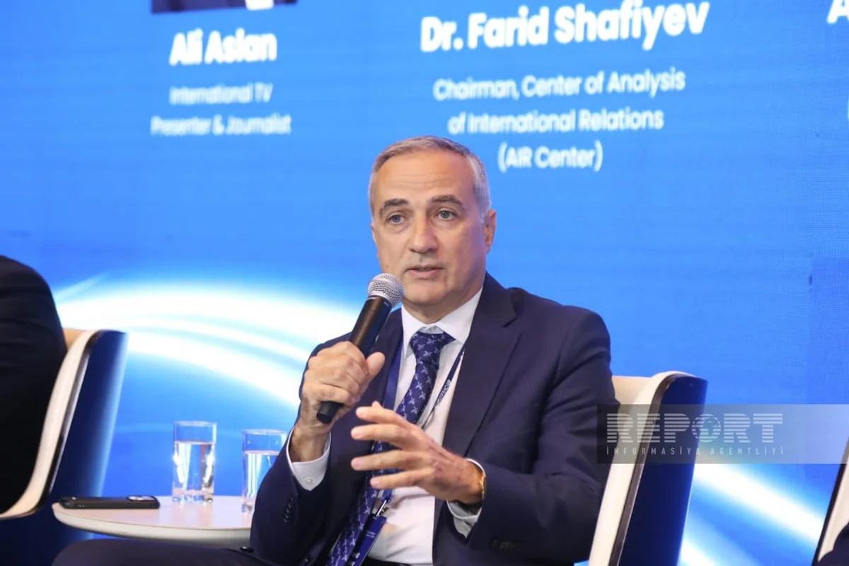 Fərid Şəfiyev Regional Forumda: \"Birincisi, sülh sazişidir, ikincisi, sərhədin delimitasiyası, üçüncüsü...\"