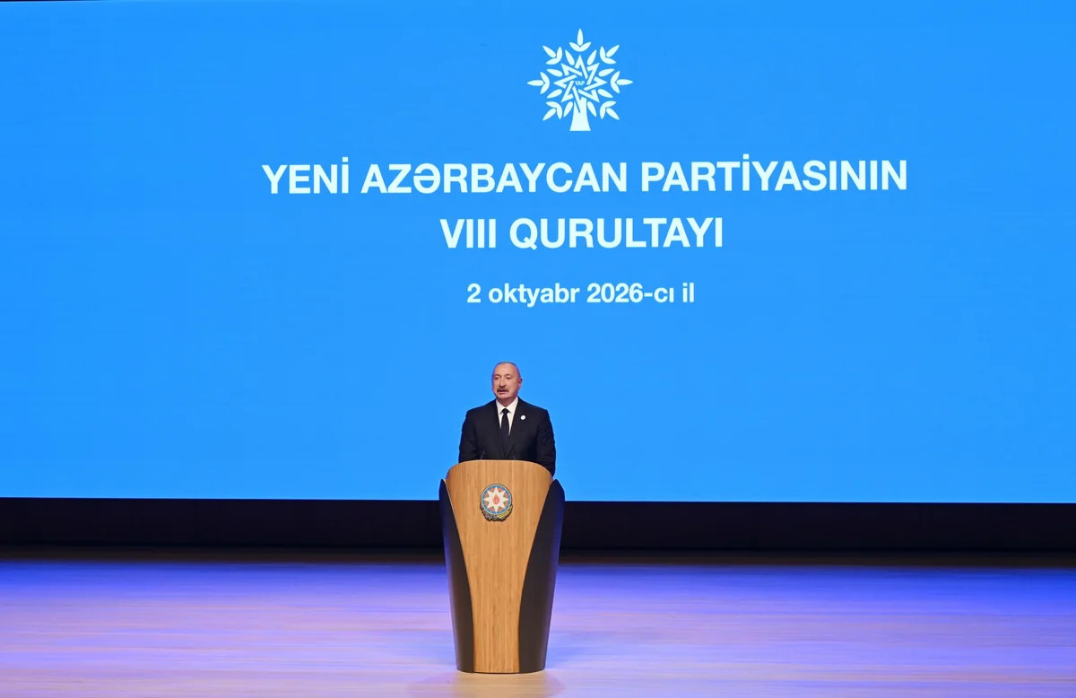 PREZİDENT YAP-ın QURULTAYINDA - İlham Əliyev çıxış edir&nbsp;+ FOTOLAR (YENİLƏNİR)