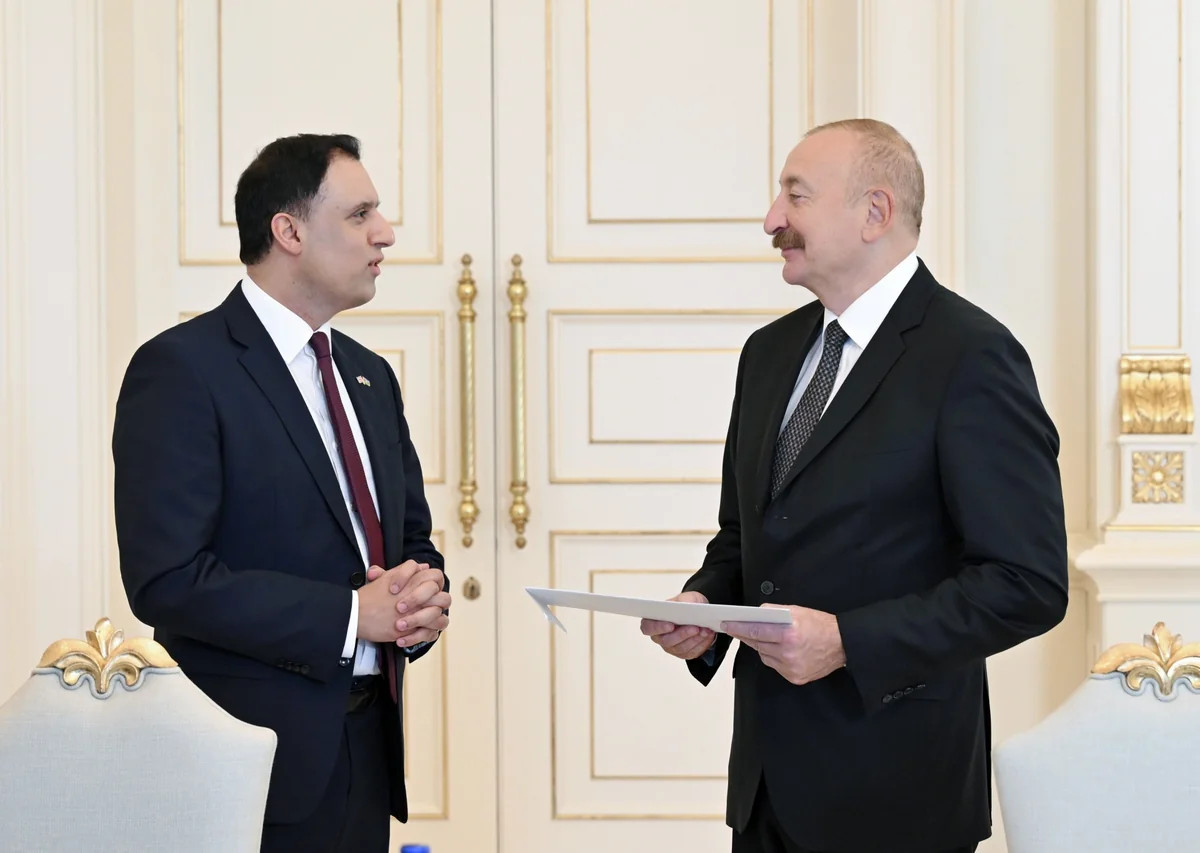 Prezident İlham Əliyev Böyük Britaniyanın ticarət üzrə dövlət nazirini qəbul edib - FOTOLAR