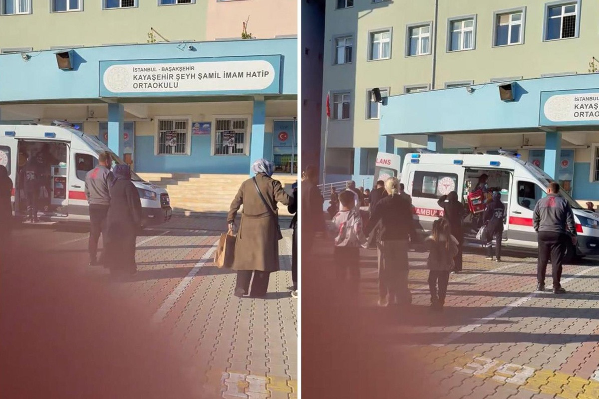 İstanbulda orta məktəbdə bir qız 7 şagirdi bıçaqladı