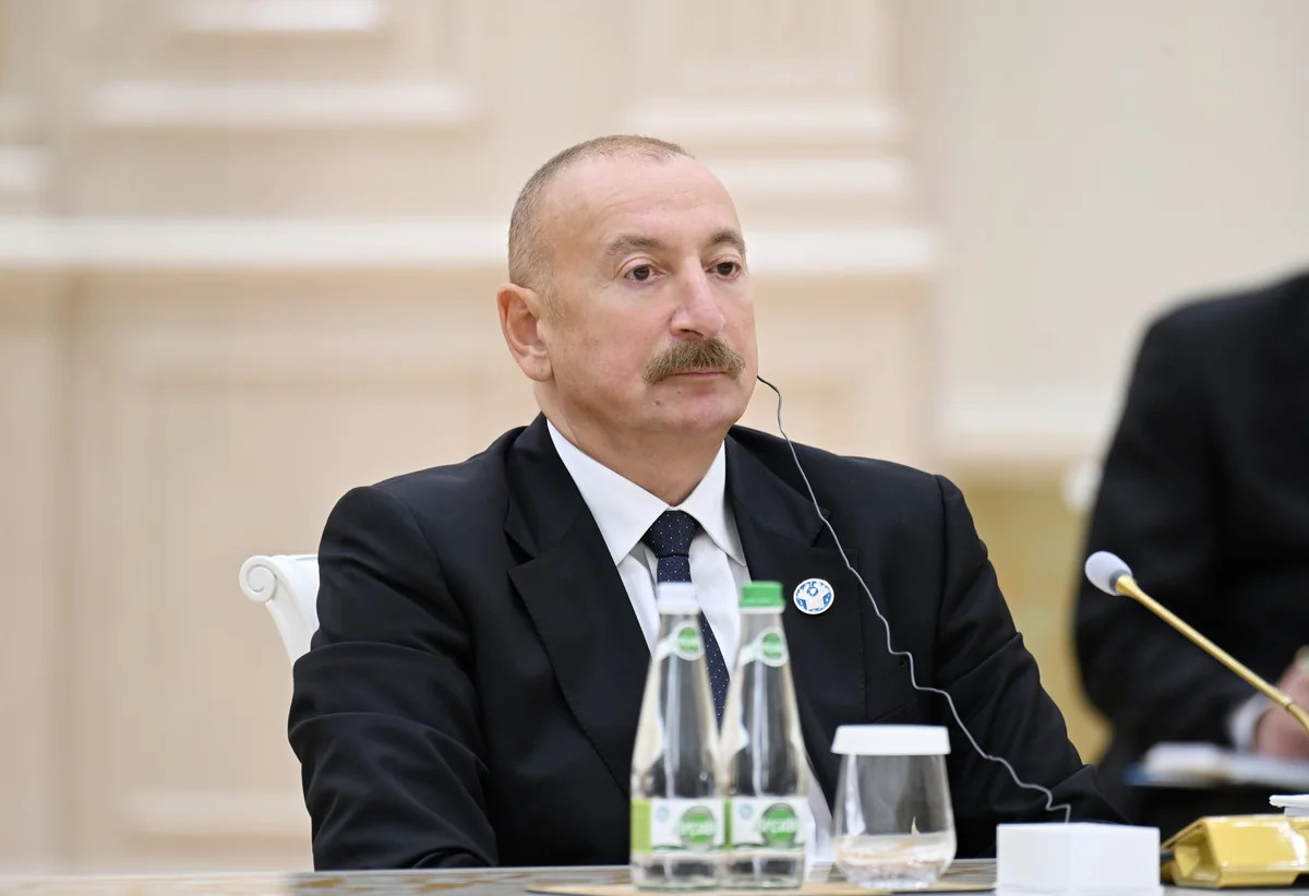 İlham Əliyev  MDB Dövlət Başçıları Şurasının iclasında : \"Şərq-Qərb və Şimal-Cənub marşrutları üzrə...\"