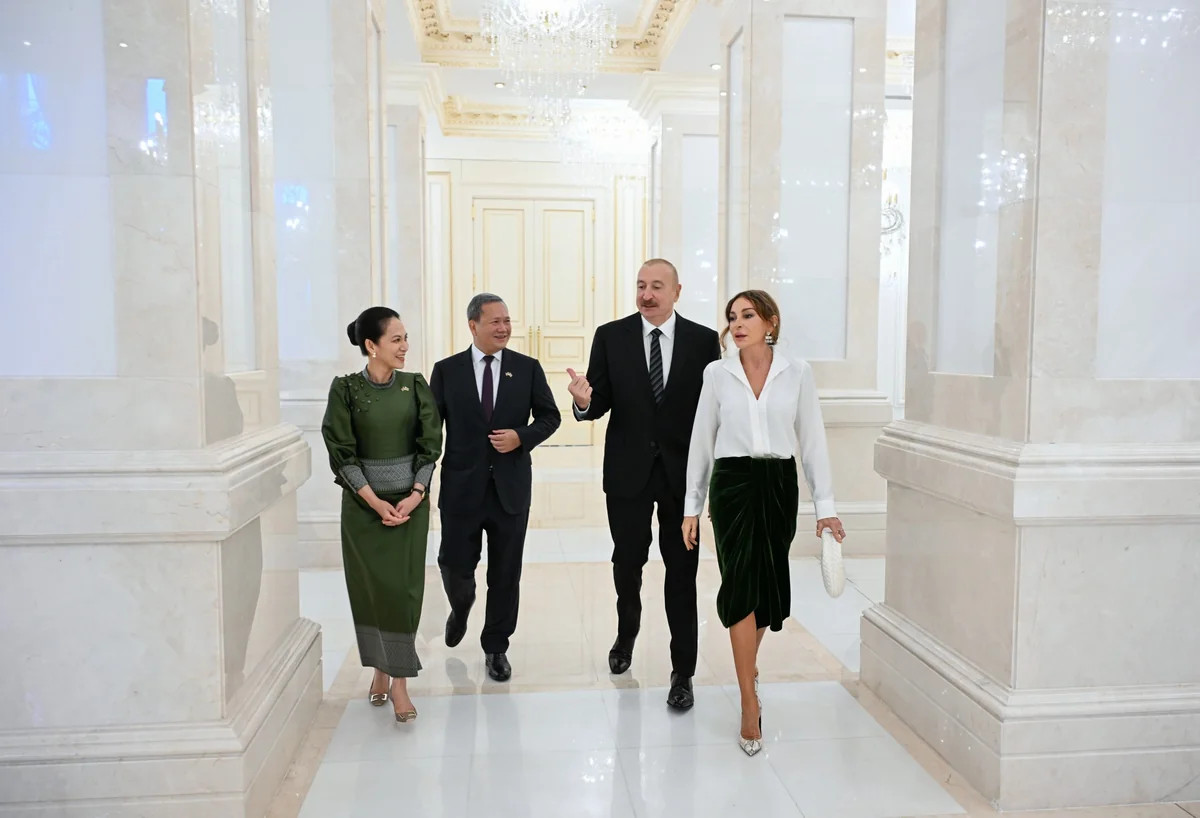 İlham Əliyevin adından Kamboca Baş nazirinin şərəfinə rəsmi nahar verilib - FOTOLAR