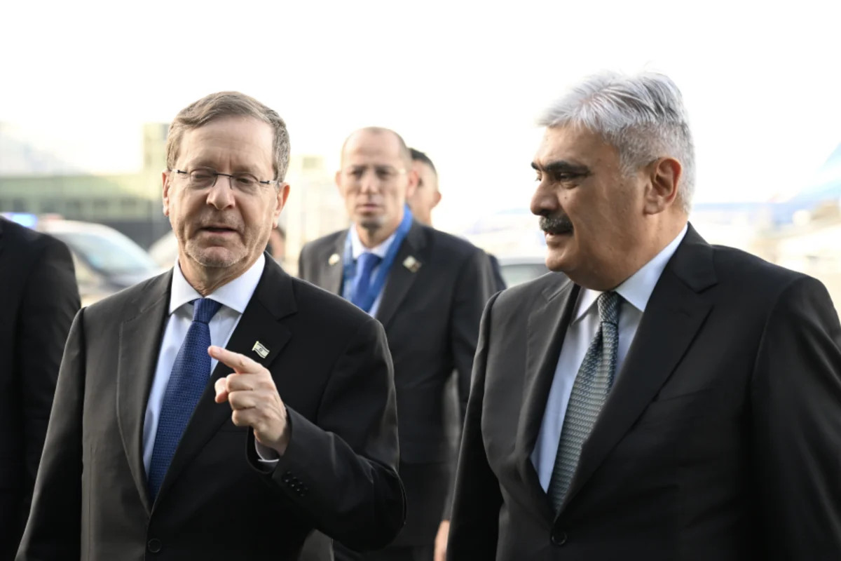 İsrail Prezidenti Azərbaycanda - FOTOLAR