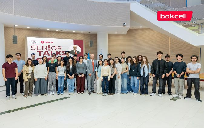 “Bakcell”in baş icraçı direktoru ADA Universitetinin tələbələri ilə görüşüb - FOTOLAR