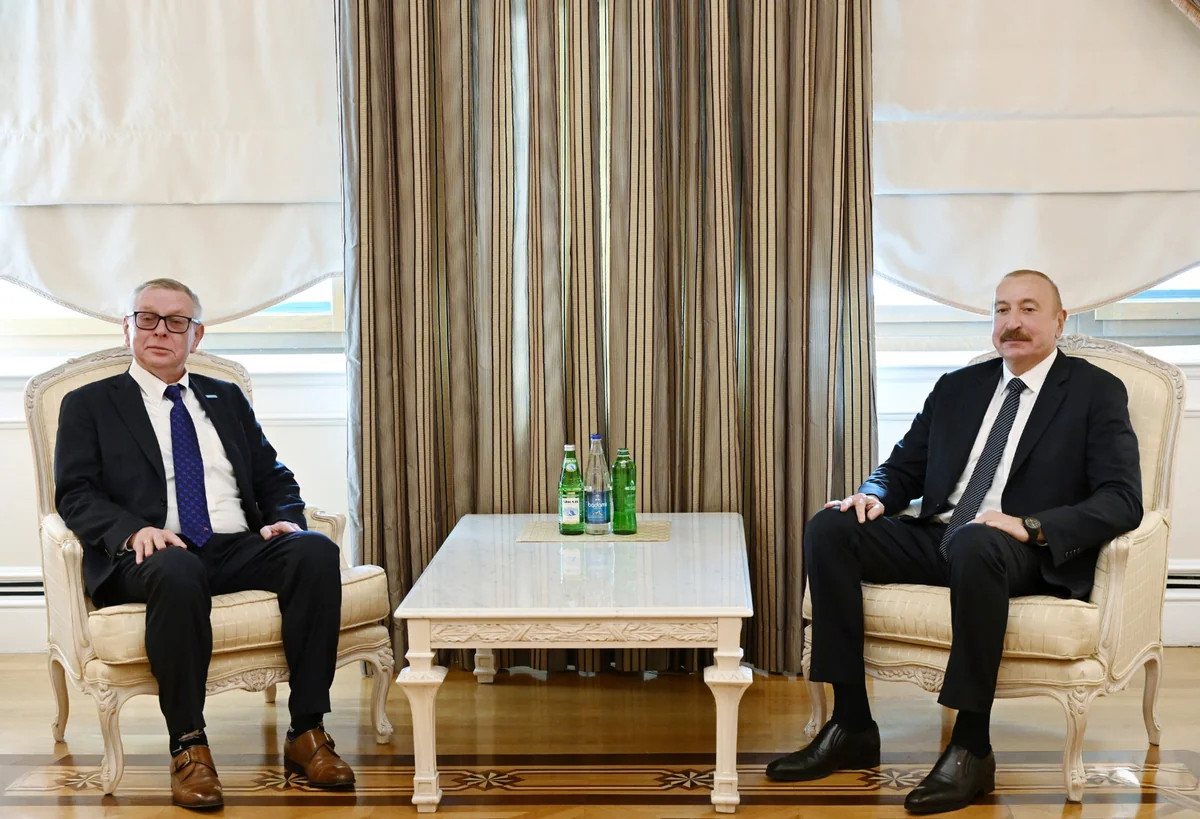 Prezident İlham Əliyev Baş katibin müavinini qəbul edib
