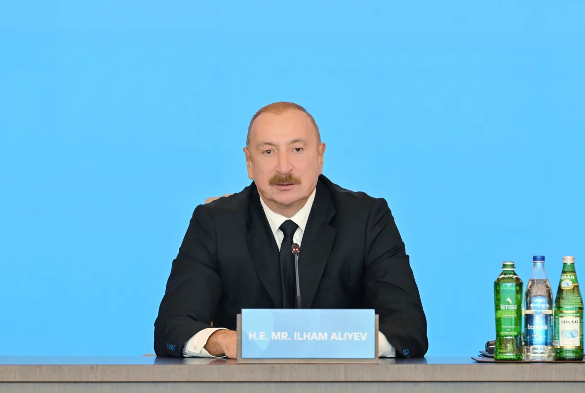 Prezidentdən mühüm mesaj: \"Əgər xəritəyə nəzər salsaq, görərik ki, Azərbaycandan yan keçmək çətindir\" - \"Azərbaycan sabitlik adasıdır, hər kəs öz ev tapşırığına diqqəti yönəltməlidi\"