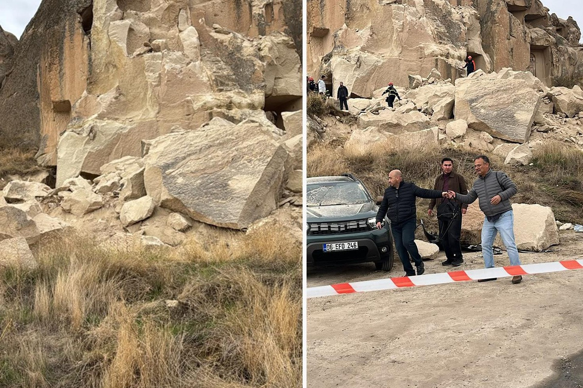 Kapadokiyada peri bacası uçu - 3 nəfər ölüb + FOTOLAR