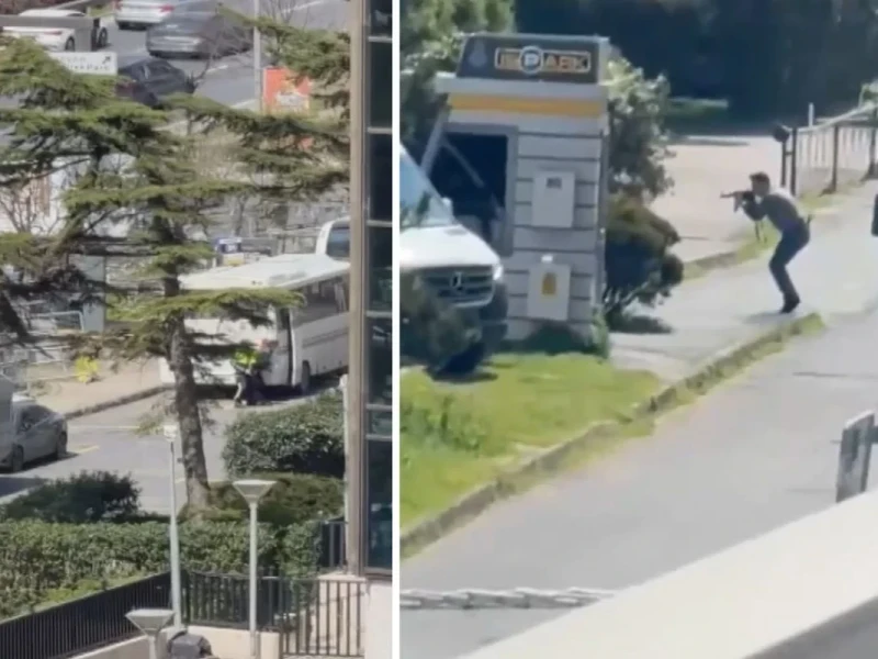 İstanbuldakı İsrail Konsulluğunun qarşısında silahlı incident: 3 silahlı şəxs öldürüldü, iki polis yaralandı - FOTOLAR