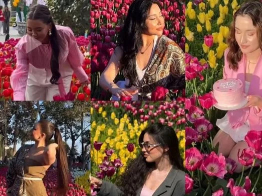 Bulvarda gülləri əzənlər məşhur bloqerlər imiş - ADLAR + FOTOLAR