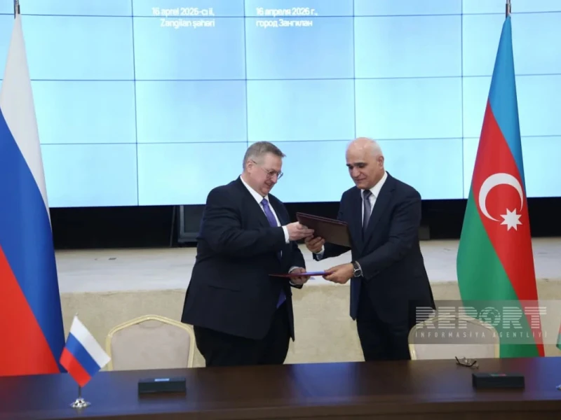 Azərbaycan Rusiya ilə yeni sənədlər imzalayıb