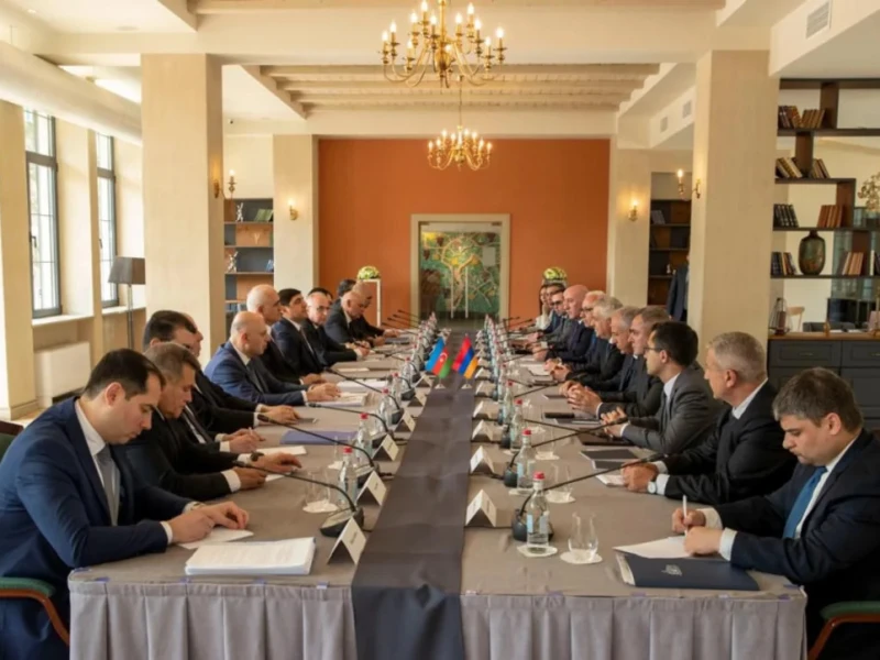 Azərbaycan nümayəndə heyəti Ermənistanda: nələr razılaşdırıldı? - FOTOLAR (YENİLƏNİB)