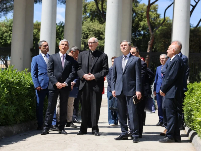 &nbsp;Anar Ələkbərov Vatikanda:&nbsp; yeni sənəd imzalandı - FOTOLAR