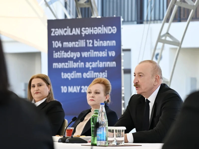 İlham Əliyev Zəngilanda: sakinlərlə görüşdə mühüm mesajlar verildi - FOTOLAR (YENİLƏNİB)