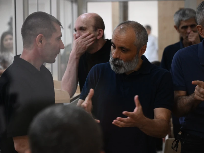 Arayik Harutyunyan, Arkadi Qukasyan, Bako Sahakyan... - Ermənistan vətəndaşları Bakıda yenidən hakim qarşısında + FOTOLAR