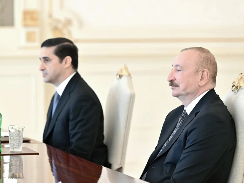 Türkiyənin ədliyyə naziri Bakıda - Prezident İlham Əliyev qəbul etdi + FOTOLAR