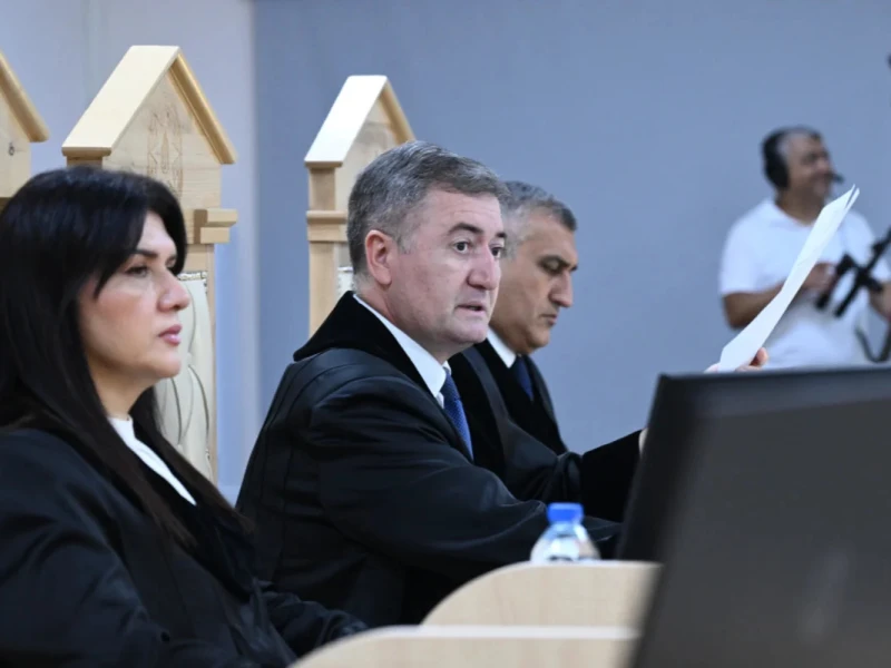 Arayik Harutyunyan, Arkadi Qukasyan, Bako Sahakyan, Davit İşxanyan... - Ermənilər Bakıda növbəti məhkəmədə + FOTOLAR
