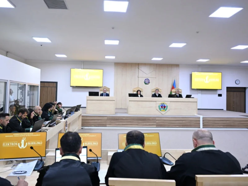 Arayik Harutyunyan, Arkadi Qukasyan, Bako Sahakyan... - Ermənilər Bakıda yenidən hakim qarşısında + FOTOLAR