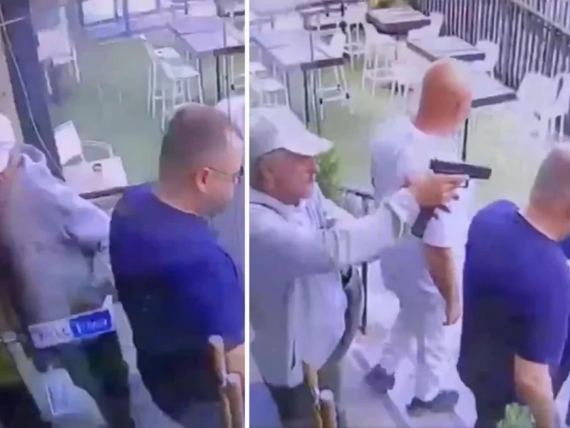 Avtoritet \"zapravka\"da belə vuruldu - FOTO