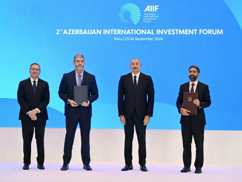 Beynəlxalq İnvestisiya Forumunda yeni sənədlər imzalandı - Prezidentin iştirakıyla + FOTOLAR