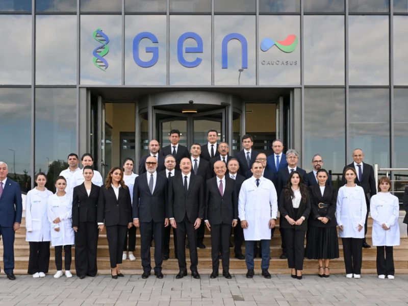 Prezident dərman istehsalı müəssisəsinin açılışında - FOTOLAR