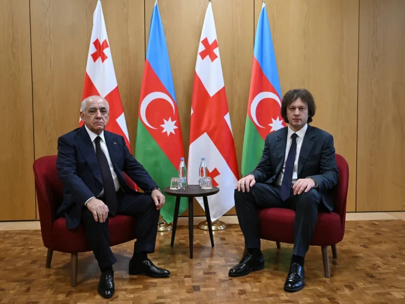 Əli Əsədovla İrakli Kobaxidze bir araya gəldi - Siqnaxidə + FOTO (YENİLƏNİB)