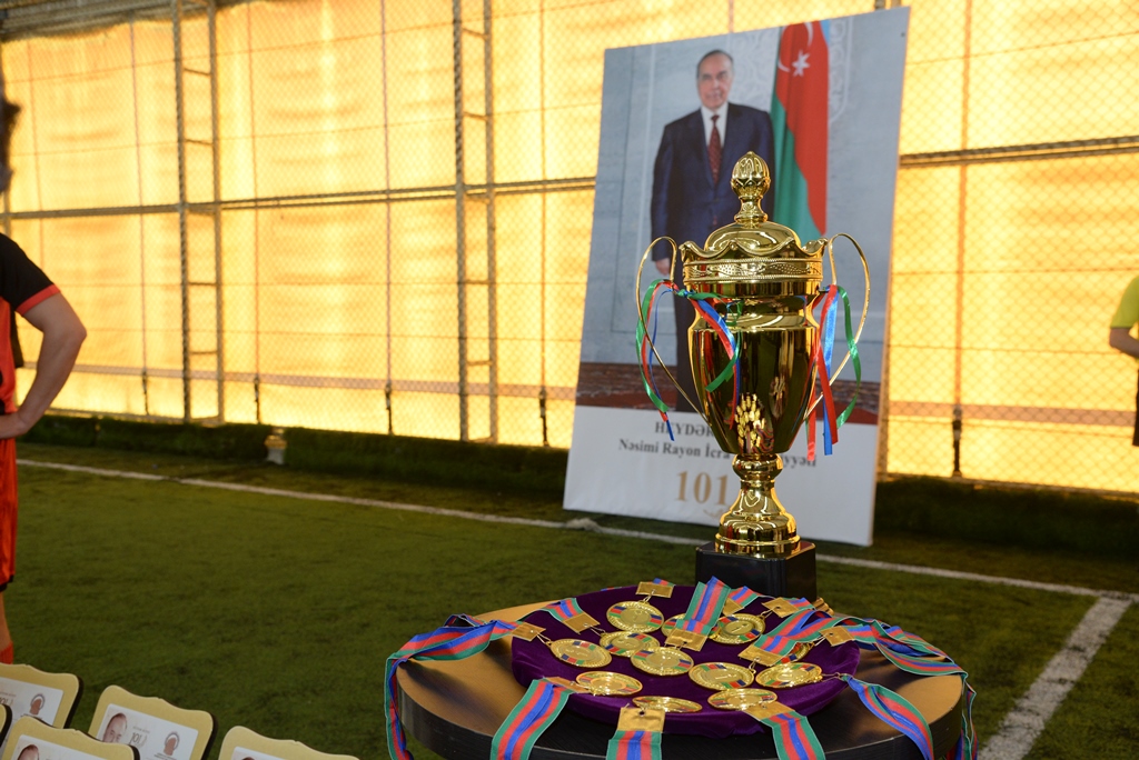 Nəsimi rayonunda futbol turniri keçirilib - FOTOLAR